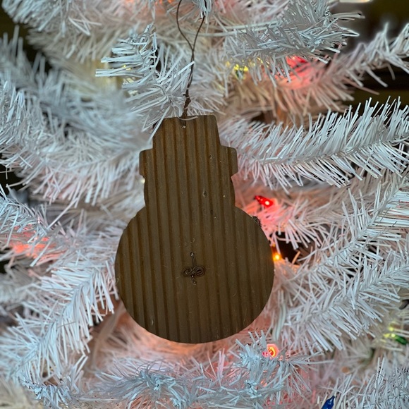 Vintage Snowman Christmas Tree Ornament - Picture 4 of 4